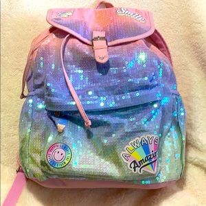 Justice multicolored backpack